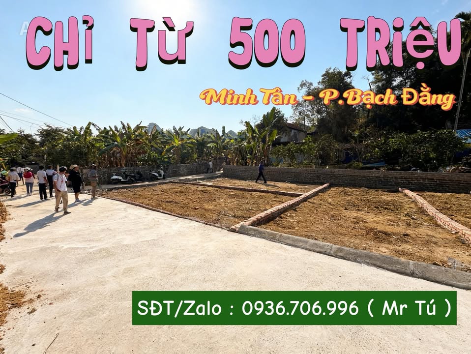 Đất nền Thủy Nguyên - 500 triệu/sổ, sẵn sàng xây nhà