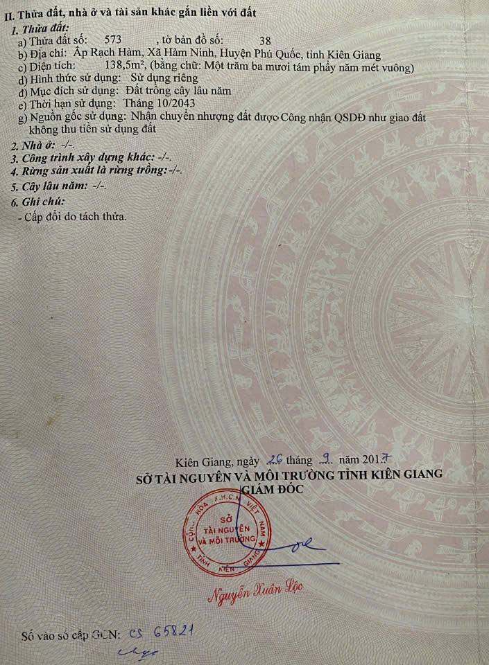 Đất Nền Phú Quốc 138.5m² Nở Hậu - Sổ Hồng Riêng, Giá Đầu Tư 1 Tỷ