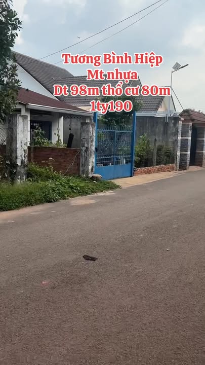 Đất Mặt Tiền 98m² Tương Bình Hiệp, Thủ Dầu Một - Giá Tốt 1.19 Tỷ