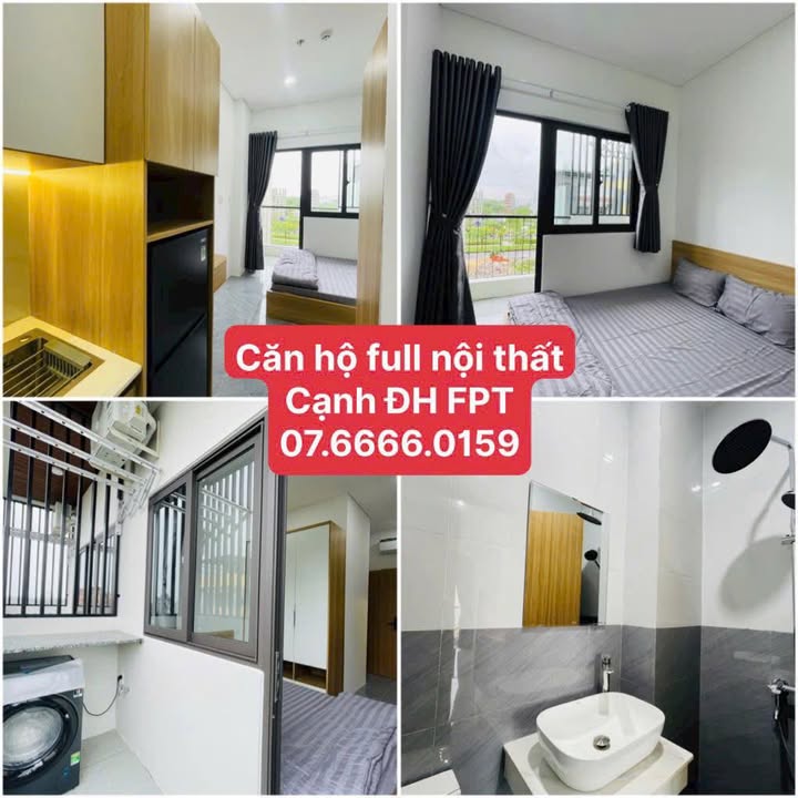 Căn hộ FPT Đà Nẵng - Sát ĐH FPT & Việt Hàn - Full NT - 100m ra trường