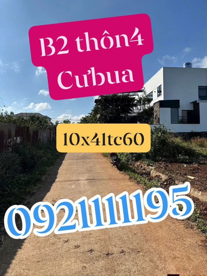 Đất Nền Thổ Cư 410m² Mặt Tiền B2 Cư ÊBur, BMT - Đầu Tư Sinh Lời Vượt Trội