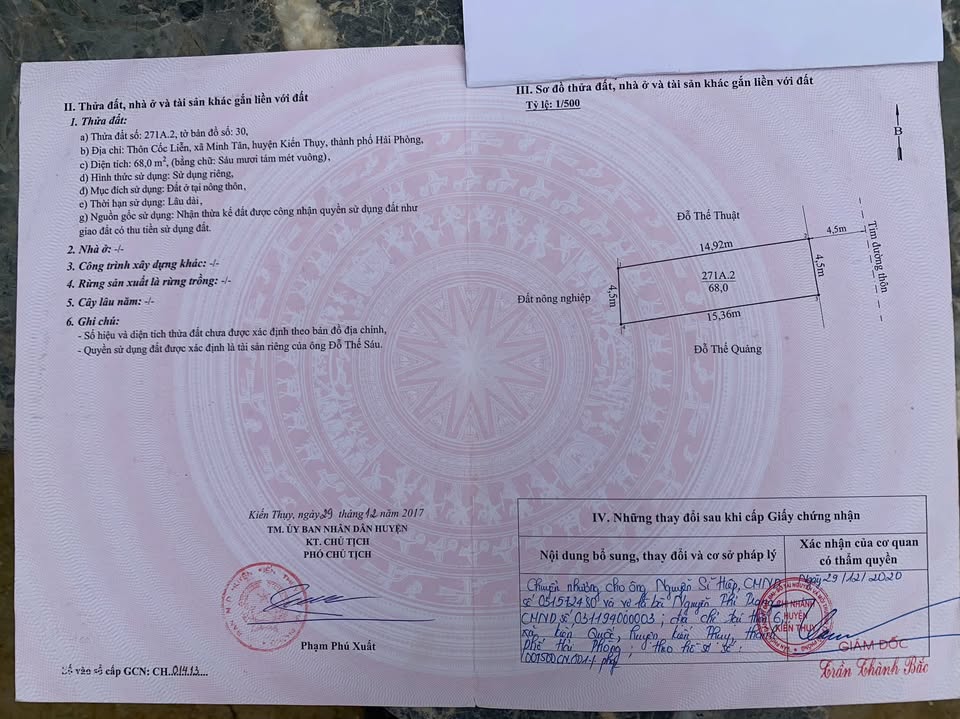 Đất Mặt Đường Cốc Liễn, Kiến Thụy, Hải Phòng - 68m² - Sẵn Sàng Đầu Tư