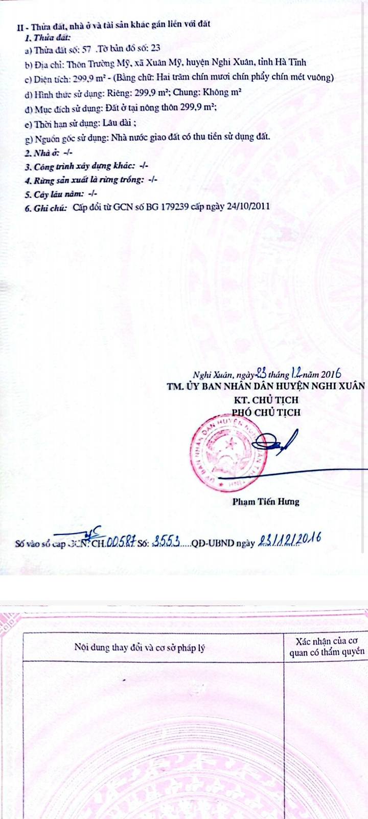 Bán đất 150m² Thổ cư Xuân Mỹ, Hà Tĩnh - Sổ riêng, Vị trí đắc địa