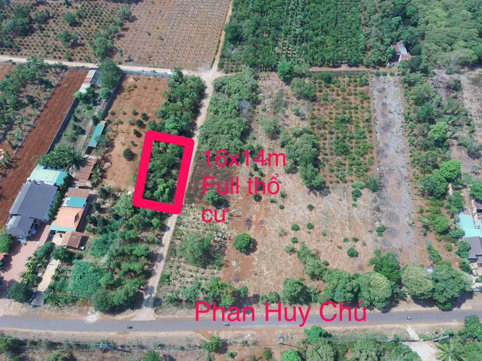 Đất thổ cư 224m² Phan Huy Chú, Tuy Hòa - Tách sổ sẵn, giá 1.36 tỷ