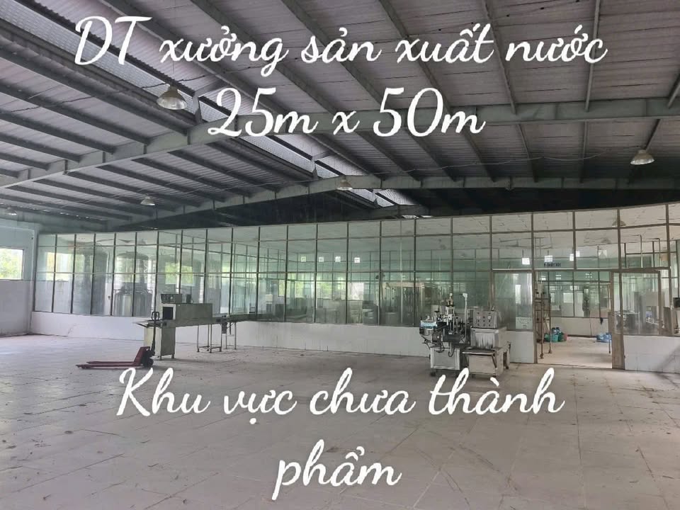 Bán xưởng 2000m² trên 1.8ha đất SKC mặt tiền QL62 - Long An