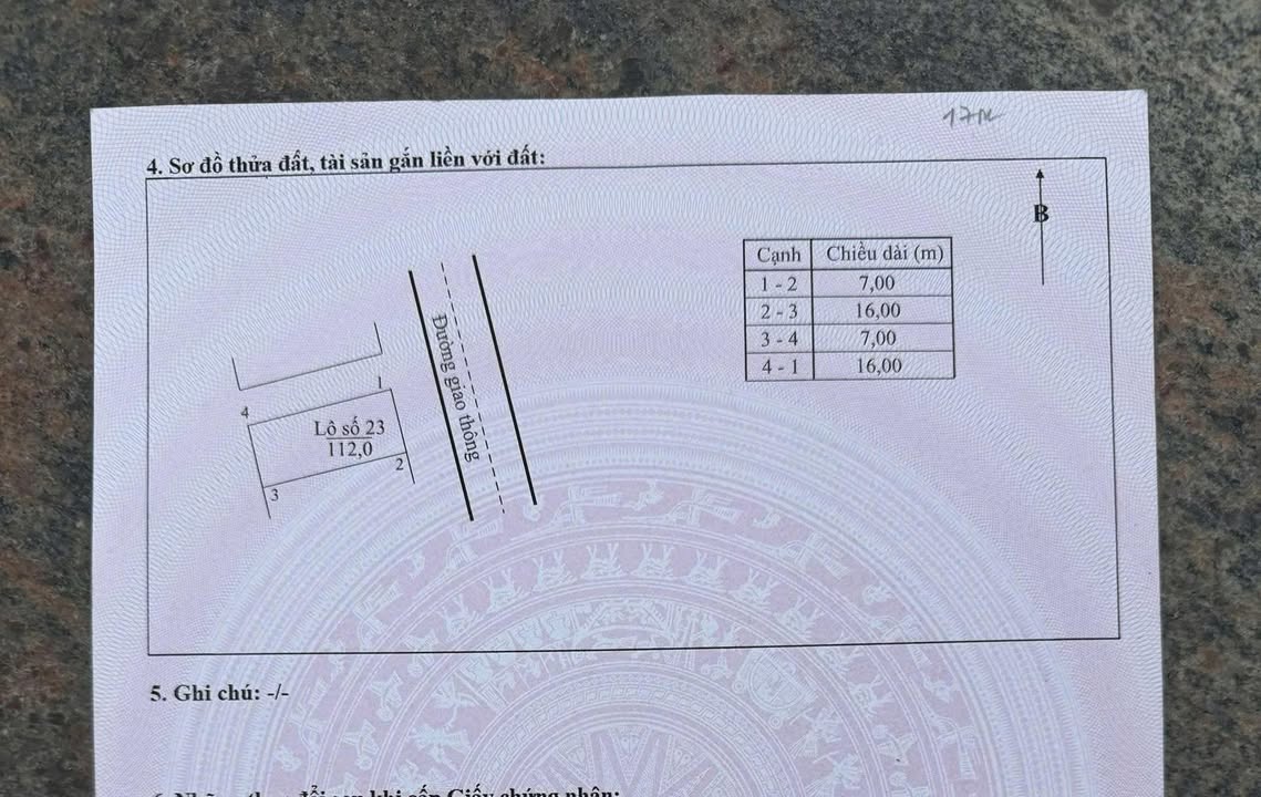 Đất Nền Mặt Tiền 112m² Xã Quang Thịnh, Lạng Giang - Giá 1.xx Tỷ