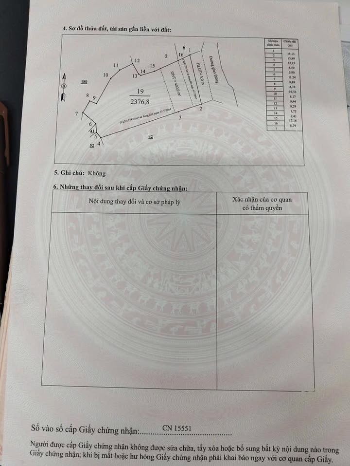 Bán đất nền tiềm năng 2376m² tại Cẩm Khê, Phú Thọ - Giá chỉ hơn 2 tỷ