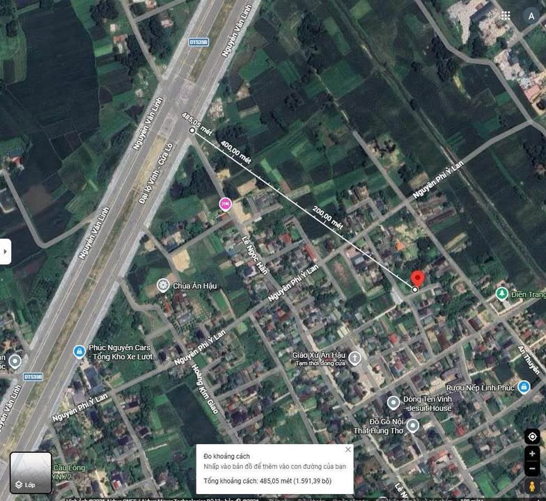 Đất nền Nghi Đức, Vinh: 257m² - Sổ hồng chính chủ, tiềm năng sinh lời cao