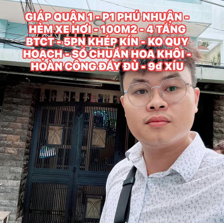 Nhà riêng Phường 1 Phú Nhuận 100m² 9 tỷ - Ô tô vào tận nhà