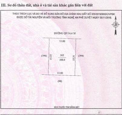 Bán Đất Dự Án Trường Thịnh Phát, TP Vinh 169m² - Lô Góc Kinh Doanh Đắc Địa