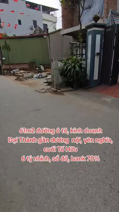 Nhà 61m² Kinh Doanh Mặt Tiền Tố Hữu, Hà Đông - Giá 6.3 Tỷ