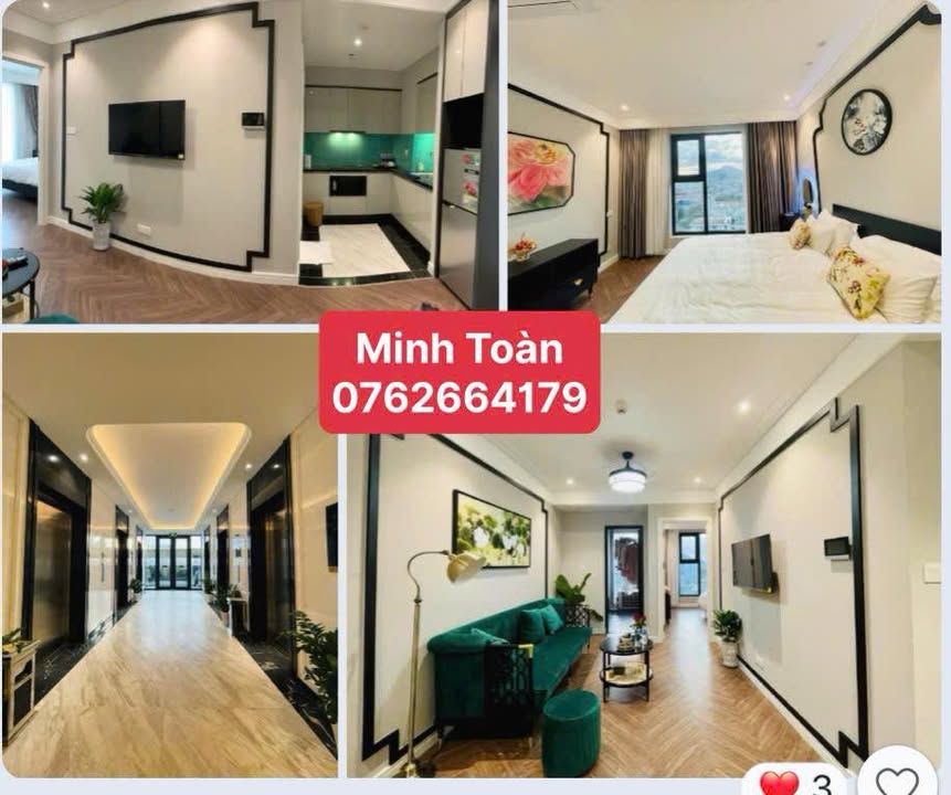 Cho thuê căn hộ Altara Quy Nhơn 1PN Full nội thất giá 7.5 triệu