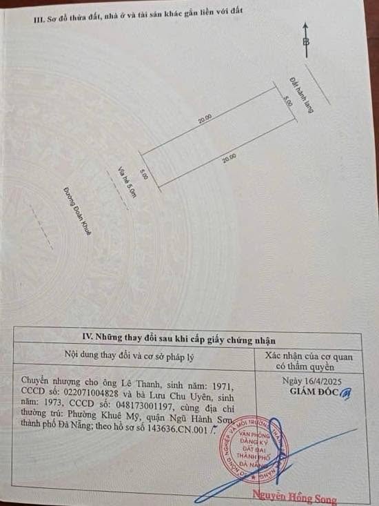 Đất Nền KDT Nam Việt Á 100m² - Hướng Tây Nam - Giá 10.5 Tỷ