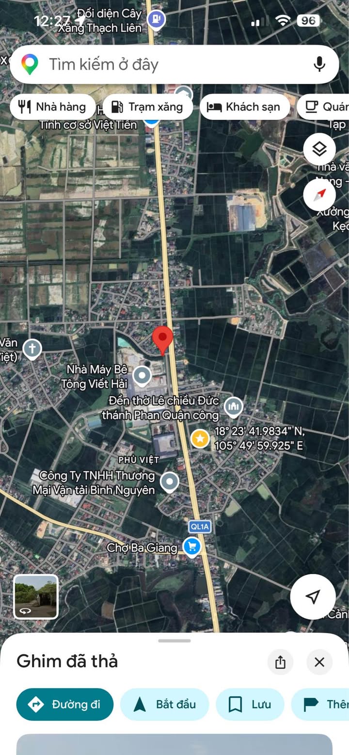 Đất nền 238m² Việt Tiến, Nam Đàn - Sổ đỏ thổ cư, gần QL1A, VSIP