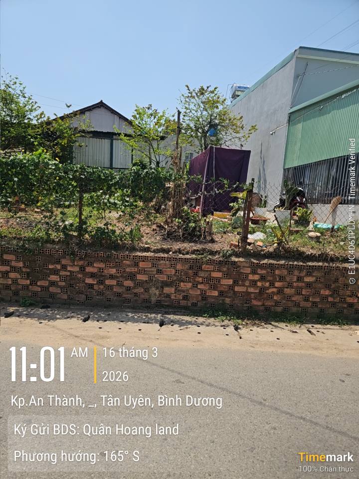 Đất Mặt Tiền Tân Uyên 155m² Sổ Hồng Sẵn - Giá Tốt 2.63 Tỷ