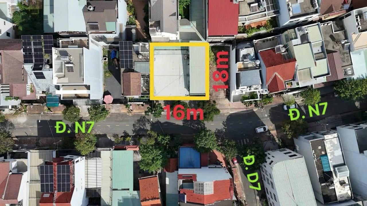 Đất biệt thự 288m² KDC D2D, Biên Hòa - Ngang 16m, Sổ hồng thổ cư