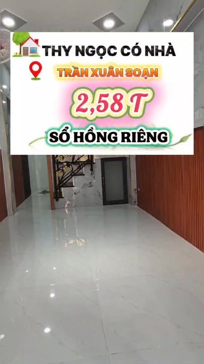 Nhà Mới Xây 17m² Sổ Hồng Riêng Đường Trần Xuân Soạn, Quận 7 - 2.58 Tỷ