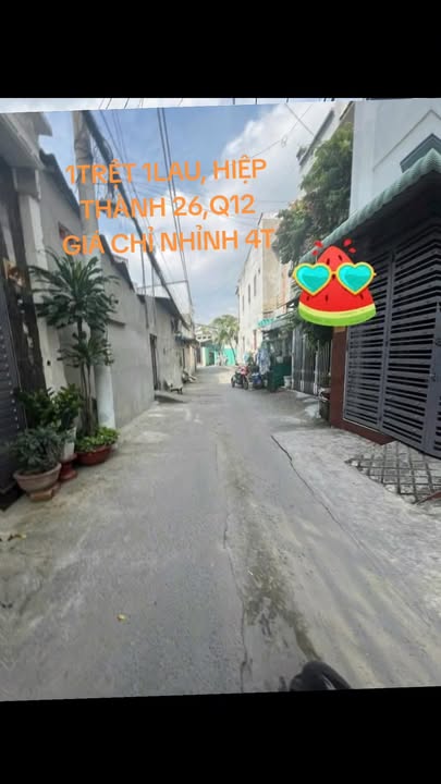 Nhà 2 Tầng Hẻm Xe Hơi Hiệp Thành Q12 - 2.49 Tỷ