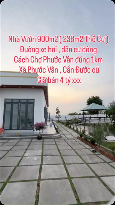 Bán Gấp Nhà Vườn 900m² Long An - Sẵn Sàng Đón Tết!