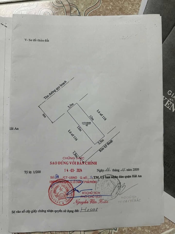 Bán Đất Lê Hồng Phong Hải An 84m² ngang 7m - Giảm Sâu 500 Triệu Chỉ Còn 9.4 Tỷ