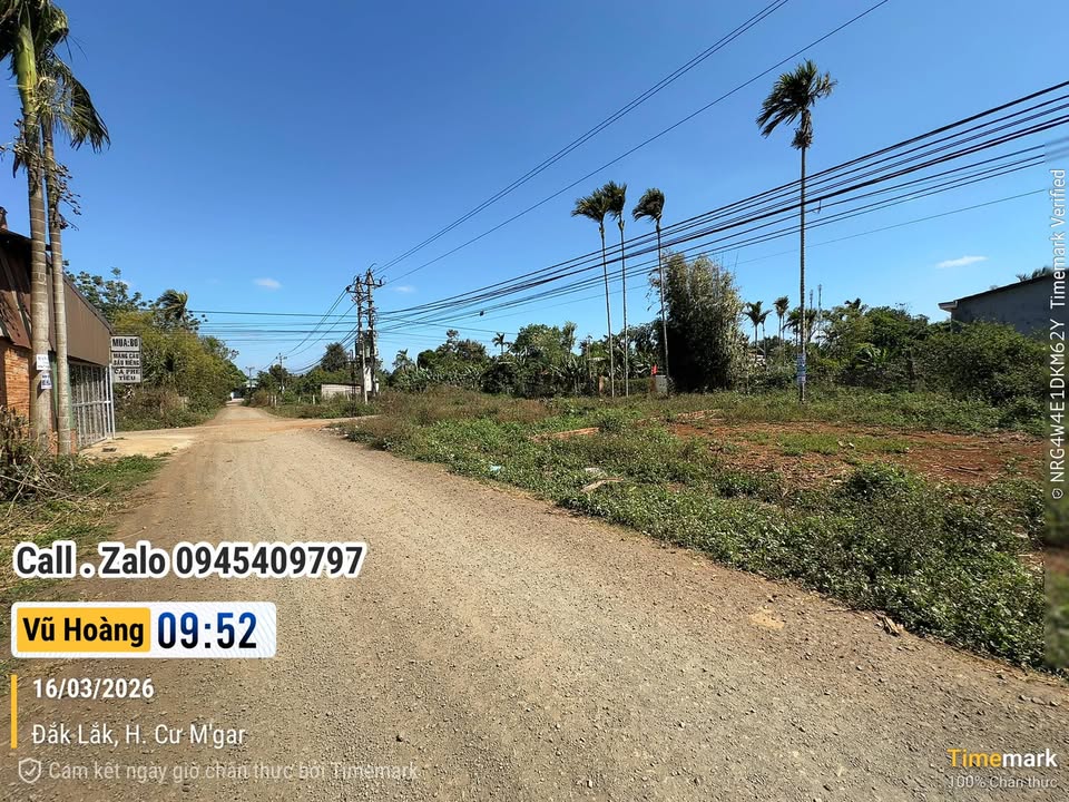 Đất Nền Hẻm Cấp 1 Cour Đăng, Đắk Lắk - 200m² Giá 990 Triệu