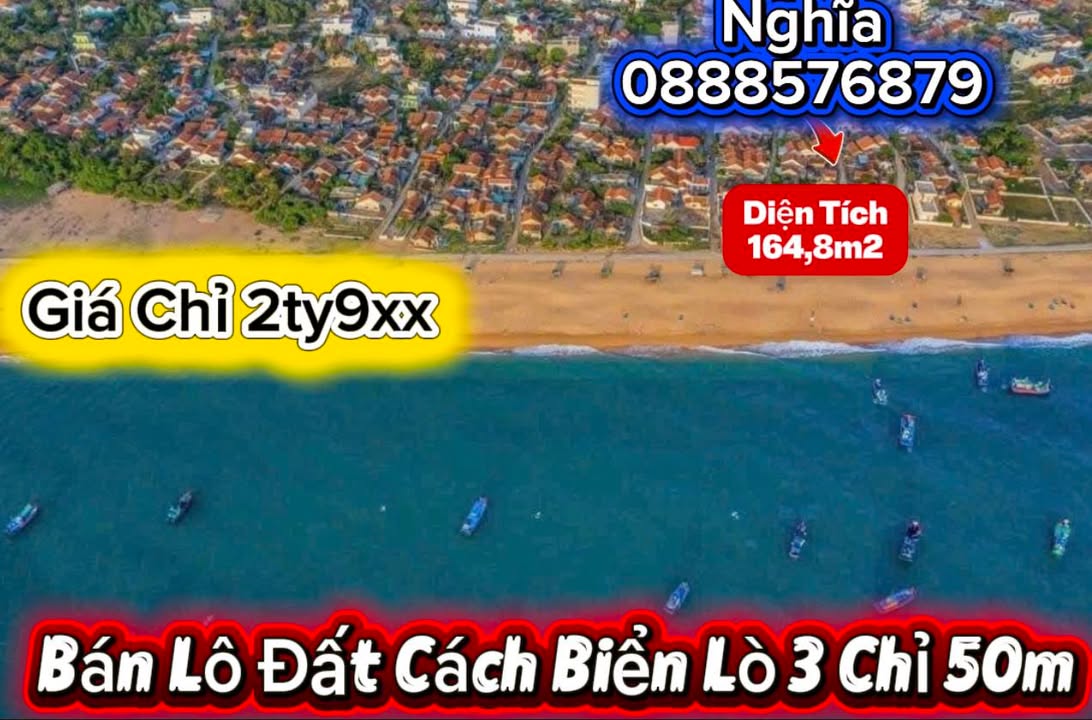 Đất Nền 168m² Phú Yên - Sổ Đỏ Chính Chủ, Liền Biển Lò 2