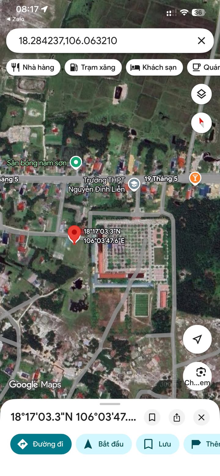 Đất nền Cẩm Xuyên 280m² full thổ, sát trường THPT Nguyễn Đình Liễn - Giá 1.5 tỷ