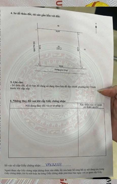 Bán đất kho xưởng 1.350m² Đường 1B, Hồng Lĩnh, Hà Tĩnh - Sẵn sàng xây dựng