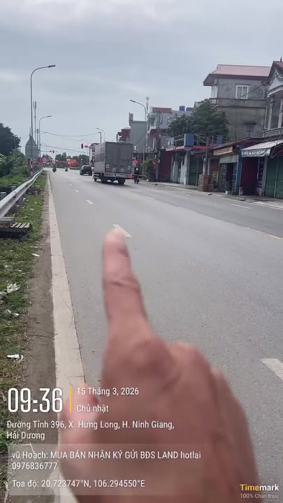 Đất nền Ninh Giang 75m² - Mặt tiền 5m đường 396b, gần KDL Đảo Cò