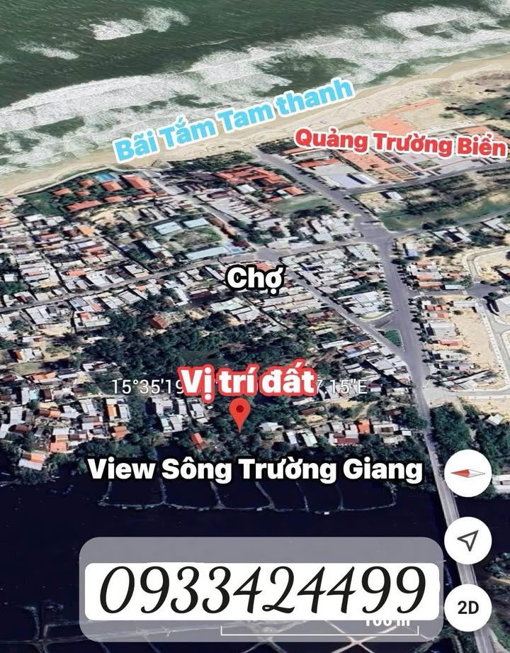 Đất Biển Tam Thanh 285m² View Sông Trường Giang - Sổ Hồng Sẵn Sàng