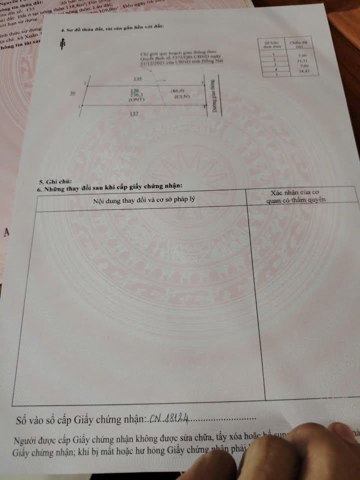 Đất Nền Sổ Riêng 231m² Gia Kiệm, Thống Nhất - Giá Chỉ Từ 5xx Triệu