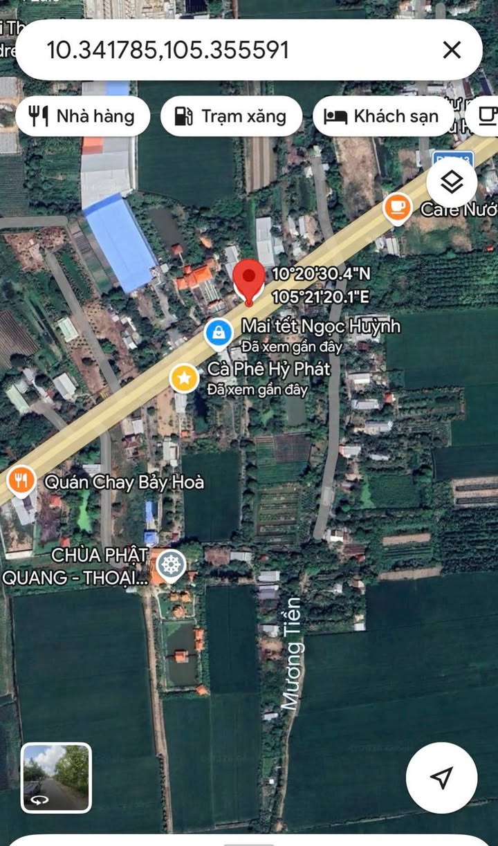 Đất Vĩnh Trạch Thoại Sơn An Giang 1019m² Mặt Tiền TL943 - Giá Đầu Tư 6.5 Tỷ