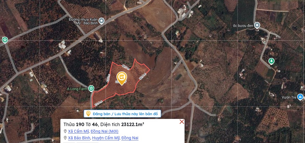 Đất Vàng Cẩm Mỹ, Đồng Nai - 23386m² Sẵn Sàng Đầu Tư