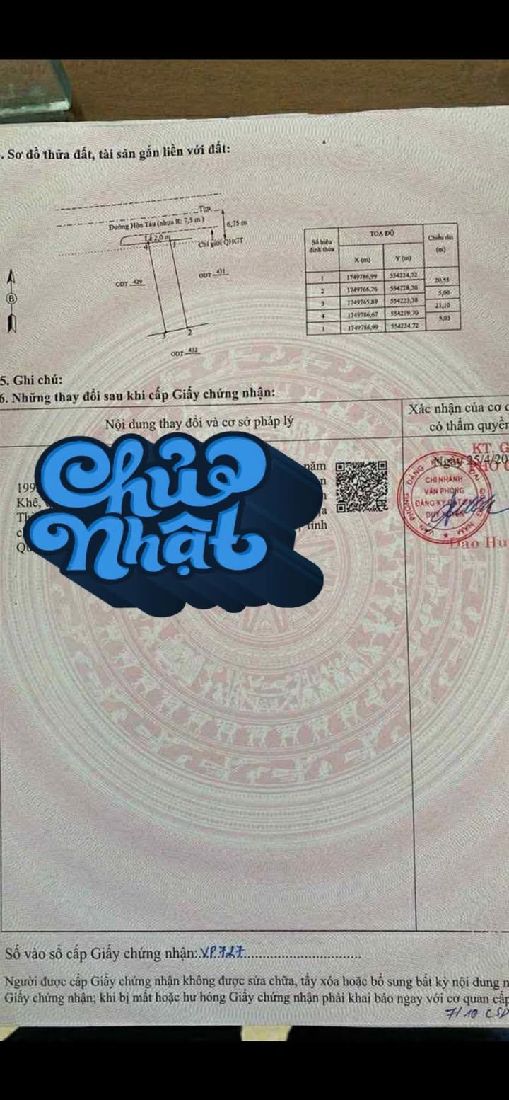 Mặt Tiền Hòn Tàu NP - Duy Xuyên: 105m² Giá 1 Tỷ, Gần Chợ & Trục Chính