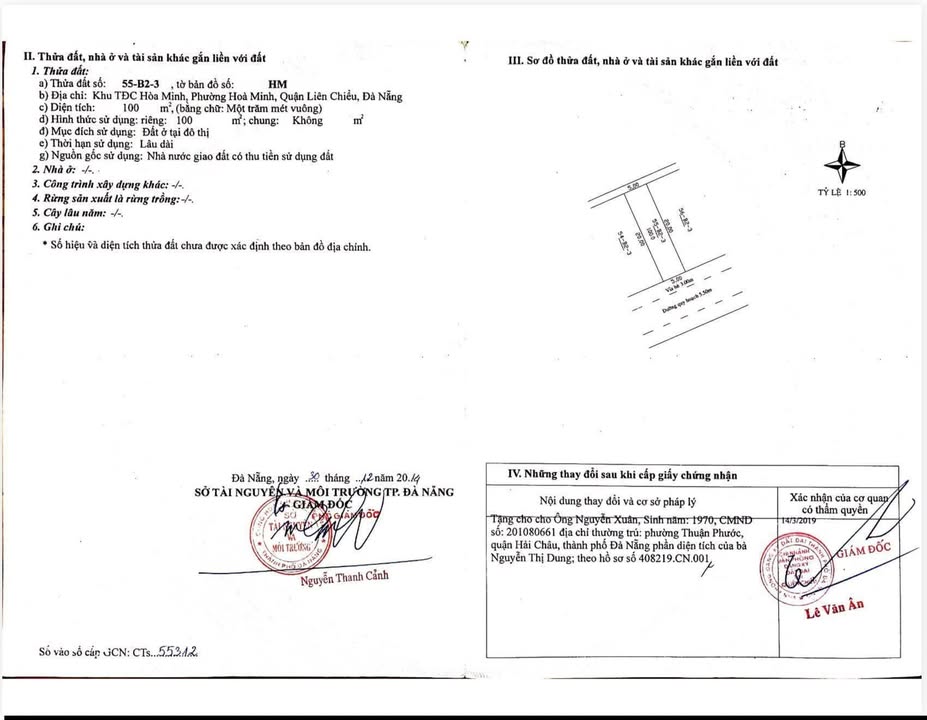 Đất Nền Phú Thạnh 3, Liên Chiểu - 100m² Hướng Đông Nam, Gần Hồ Tùng Mậu