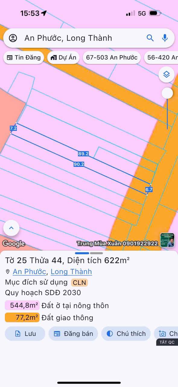 Đất nền mặt tiền ấp 7 Long Thành 47m² - Kinh doanh, Xưởng nhỏ giá 2.39 tỷ