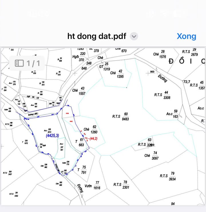 Đất Vườn/Trang Trại 4400m² Thái Nguyên - Sẵn Sàng Đầu Tư Sinh Lời