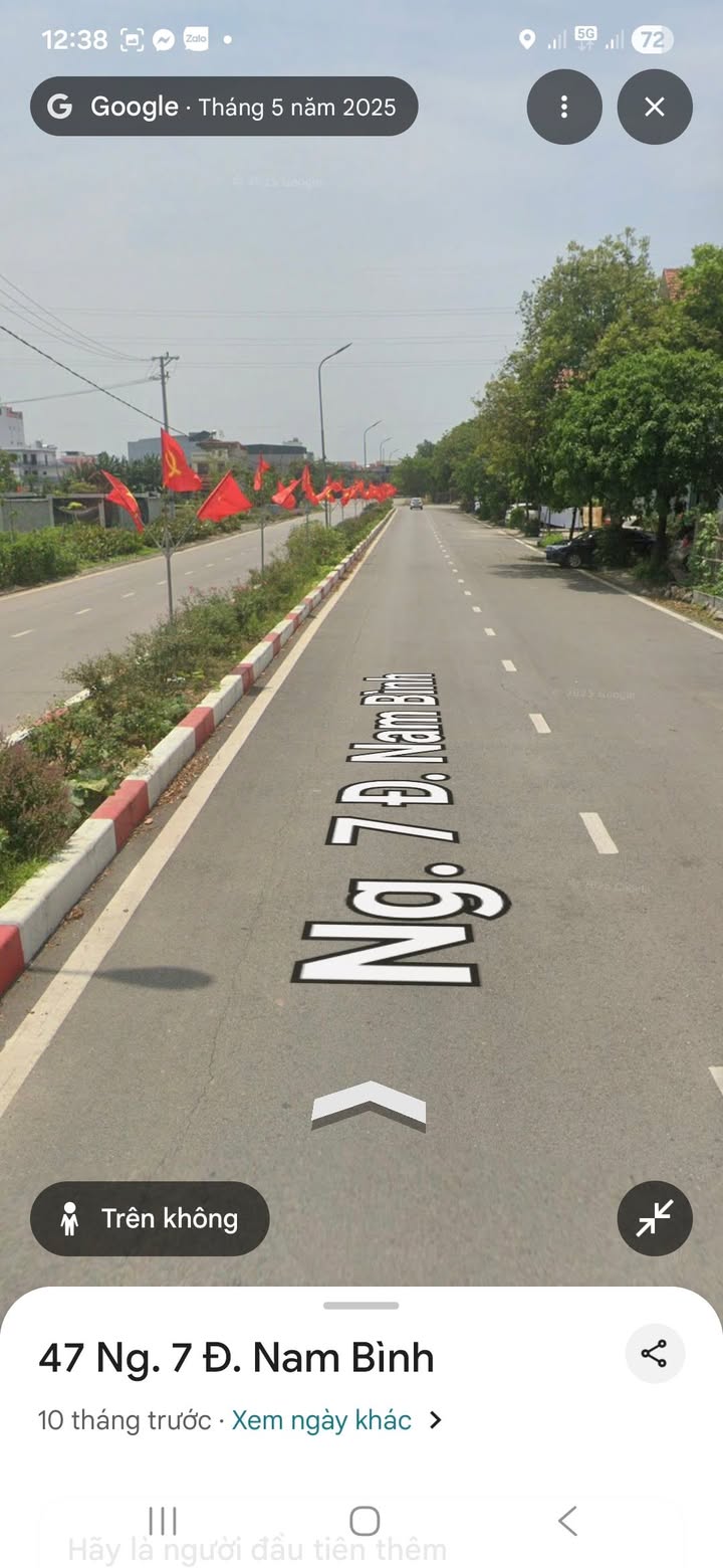 Bán đất mặt đường đôi Nam Bình, Ninh Bình - 78m², Hướng Nam, Kinh doanh tốt