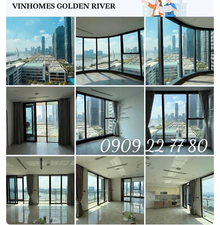 Căn hộ 3PN Bason 121m² view Sông Sài Gòn - 43 tỷ