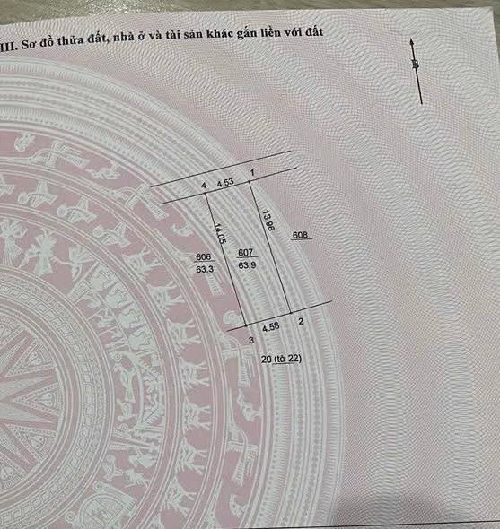 Đất nền Thôn Mùi, Thanh Oai 63.9m² - Mặt tiền rộng, gần QL 21B, giá 4 tỷ