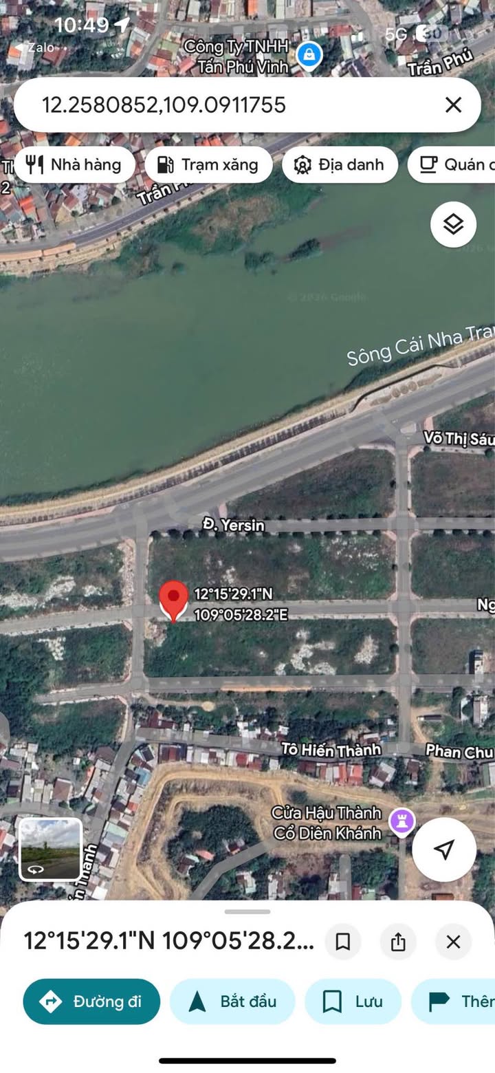 Đất nền Nam Sông Cái, 144m² mặt tiền Ngô Gia Tự - Giá tốt