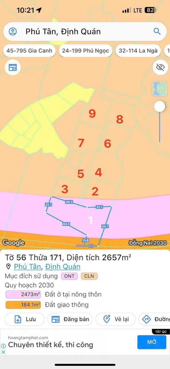 Bán Gấp Đất Xưởng 13000m² Định Quán, Đồng Nai - Dòng Tiền 100tr/năm