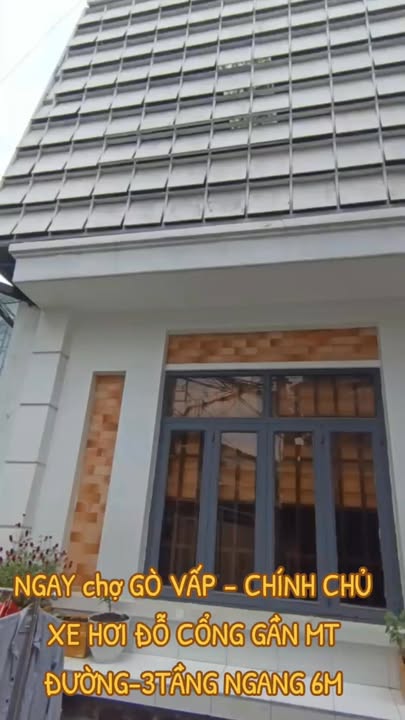 Nhà 3 Tầng Chính Chủ 60m² Ngay Chợ Gò Vấp - Giá 6 Tỷ