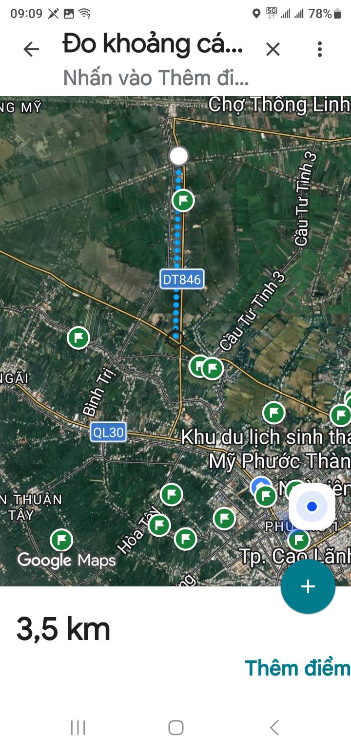 Bán Đất Vàng Huyện Cao Lãnh - 1100m² Thổ Cư, Sẵn Sàng Xây Dựng