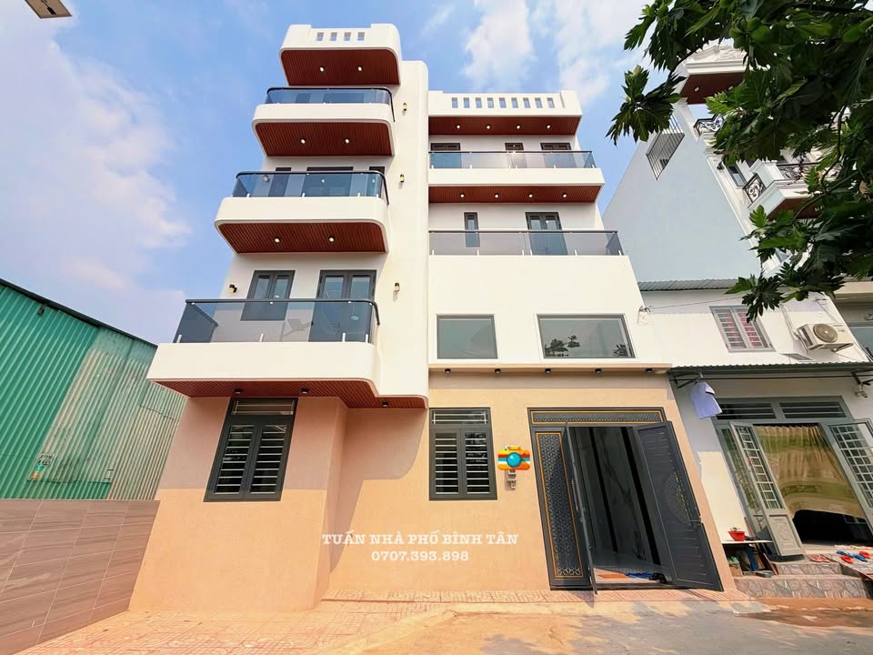 Nhà 5 Tầng MT 6m Đường Số 2, Bình Tân - 6.8 Tỷ, 5PN, Oto Vào Nhà