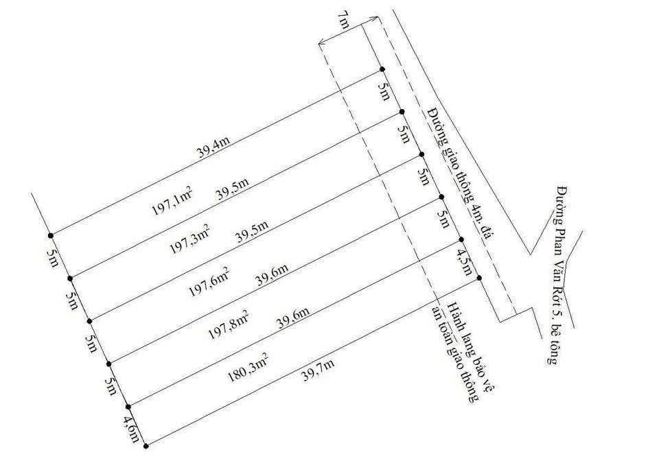Đất nền sổ hồng 197m² tại Tân Châu, Tây Ninh - Giá 739 triệu, sẵn sàng xây nhà vườn