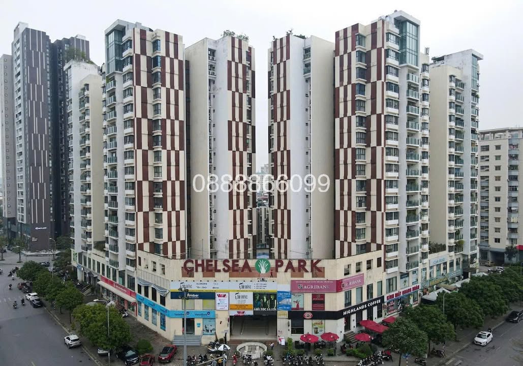 Cho thuê văn phòng Chelsea Park Cầu Giấy 100m² - 500m², giá từ 15$/m²