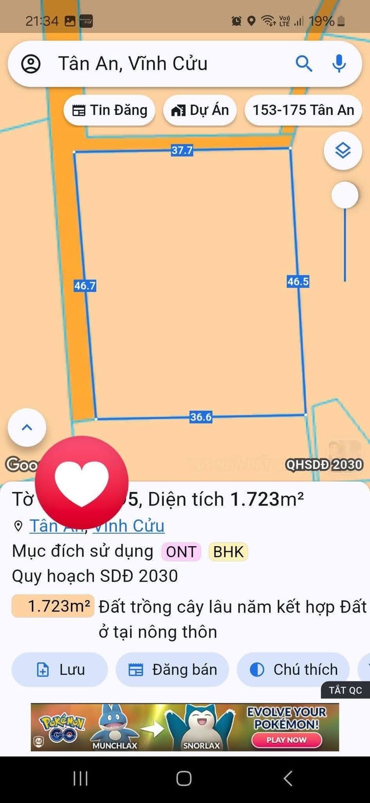 Đất Vĩnh Cửu Đồng Nai 612m² - Sổ Đỏ Rõ Ràng, Giá Tốt