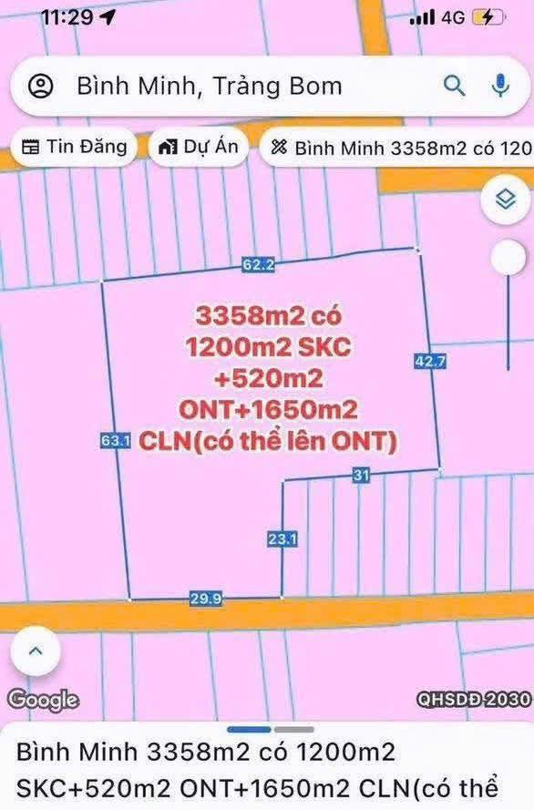 Đất Vườn Đồng Nai 3358m² - Giá Tốt, Sẵn Sổ Hồng