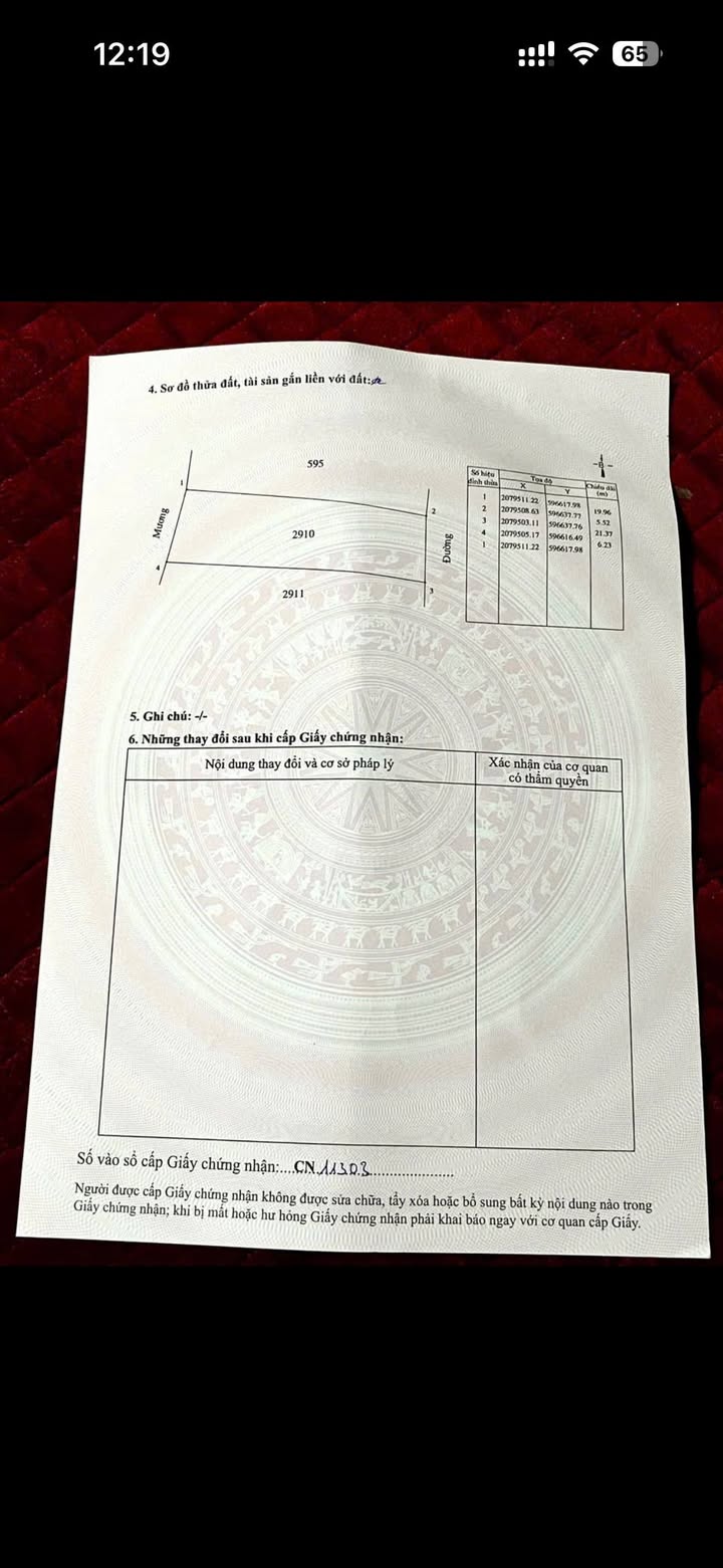 Đất Nền Nghi Lộc 121m² - Sổ Đỏ Toàn Diện Tích, Sẵn Sàng Xây Nhà